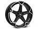Niche Arrow Gloss Black with Brushed Face Wheel; 20x9 (06-10 RWD Charger)