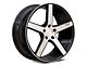 Niche Milan Gloss Black Brushed Wheel; 19x8.5 (2024 Mustang)