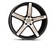 Niche Milan Matte Black Machined Wheel; 20x8.5 (2024 Mustang)