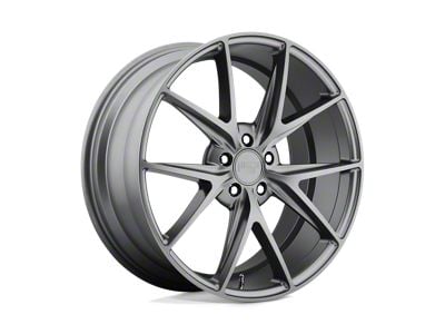 Niche Misano Matte Gunmetal Wheel; 17x8 (94-98 Mustang)