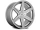 Niche Carina Anthracite and Brushed Tinted Clear Wheel; Rear Only; 20x10.5 (16-24 Camaro, Excluding ZL1)