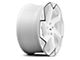 Niche Flash Gloss White with Black Wheel; Rear Only; 20x10.5 (16-24 Camaro, Excluding ZL1)