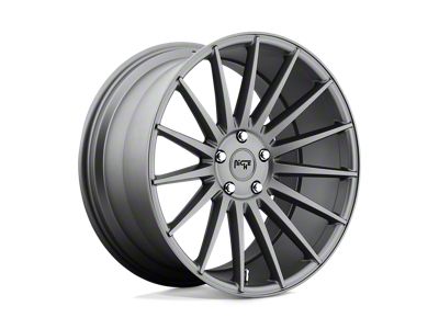 Niche Form Matte Anthracite Wheel; 19x8.5 (16-24 Camaro, Excluding SS w/ 6-Piston Front Calipers & ZL1)