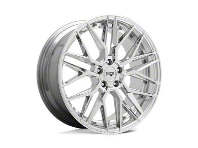 Niche Gamma Chrome Wheel; 18x8; 40mm Offset (16-24 Camaro, Excluding SS w/ 6-Piston Front Calipers & ZL1)