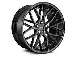 Niche Gamma Matte Black Wheel; 18x8; 40mm Offset (16-24 Camaro, Excluding ZL1)