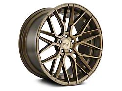 Niche Gamma Matte Bronze Wheel; Rear Only; 20x10.5 (16-24 Camaro, Excluding ZL1)