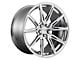 Niche Gemello Gloss Anthracite Machined Wheel; Rear Only; 20x10.5 (16-24 Camaro, Excluding ZL1)