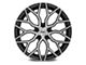 Niche Mazzanti Gloss Black Brushed Face Wheel; Rear Only; 20x10.5 (16-24 Camaro)