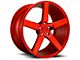 Niche Milan Candy Red Wheel; 20x8.5 (16-24 Camaro, Excluding ZL1)