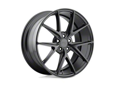 Niche Misano Matte Black Wheel; 19x8.5; 35mm Offset (16-24 Camaro, Excluding SS w/ 6-Piston Front Calipers & ZL1)