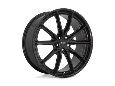 Niche Rainier Gloss Black Wheel; 22x9 (16-24 Camaro, Excluding SS w/ 6-Piston Front Calipers & ZL1)