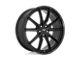 Niche Rainier Gloss Black Wheel; 22x9 (16-24 Camaro, Excluding SS w/ 6-Piston Front Calipers & ZL1)