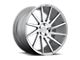 Niche Surge Gloss Silver Machined Wheel; 19x8.5 (16-24 Camaro, Excluding SS w/ 6-Piston Front Calipers & ZL1)