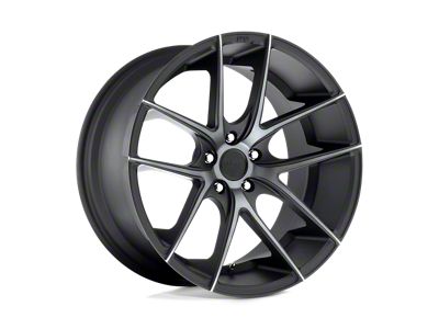 Niche Targa Matte Black with Double Dark Tint Wheel; 19x9.5 (16-24 Camaro, Excluding SS w/ 6-Piston Front Calipers & ZL1)