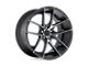 Niche Targa Matte Black with Double Dark Tint Wheel; 19x9.5 (16-24 Camaro, Excluding SS w/ 6-Piston Front Calipers & ZL1)