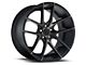 Niche Targa Matte Black Double Dark Tint Wheel; Rear Only; 20x10 (16-24 Camaro, Excluding ZL1)