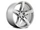 Niche Teramo Anthracite Brushed Face Tint Clear Wheel; 20x9 (16-24 Camaro)