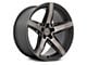 Niche Teramo Matte Black Machined Double Dark Tint Wheel; 20x9 (16-24 Camaro)