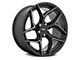 Niche Torsion Gloss Black Milled Wheel; Rear Only; 20x10.5 (16-24 Camaro)