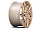 Niche Torsion Platinum Bronze Wheel; Rear Only; 20x10.5 (16-24 Camaro, Excluding ZL1)