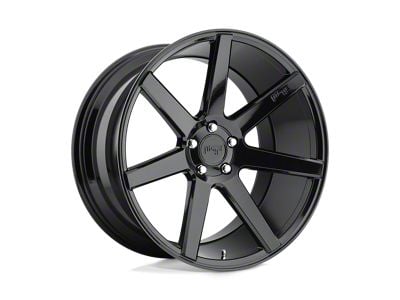 Niche Verona Gloss Black Wheel; 19x9.5; 35mm Offset (16-24 Camaro, Excluding SS w/ 6-Piston Front Calipers & ZL1)