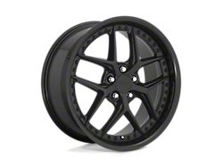 Niche Vice Gloss Black Matte Black Wheel; 19x8.5 (16-24 Camaro, Excluding SS w/ 6-Piston Front Calipers & ZL1)