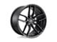 Niche Vosso Matte Black Wheel; 19x8.5; 35mm Offset (16-24 Camaro, Excluding SS w/ 6-Piston Front Calipers & ZL1)