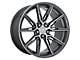 Niche Gemello Gloss Anthracite Machined Wheel; 20x9 (08-23 RWD Challenger, Excluding SRT Demon)