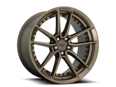 Niche DFS Matte Bronze Wheel; Rear Only; 22x10.5 (11-23 RWD Charger, Excluding Widebody)