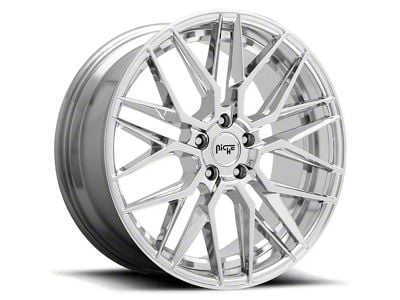 Niche Gamma Chrome Wheel; 22x9 (11-23 RWD Charger, Excluding Widebody)