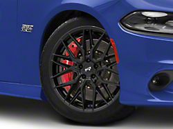 Niche Gamma Gloss Black Wheel; 22x9; 15mm Offset (11-23 RWD Charger)