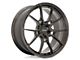 Niche Kanan Brushed Candy Smoke Wheel; Rear Only; 20x11 (11-23 RWD Charger, Excluding Widebody)