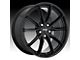 Niche Rainier Gloss Black Wheel; 22x9 (11-23 RWD Charger)