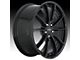 Niche Rainier Gloss Black Wheel; 22x9 (11-23 RWD Charger)