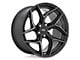 Niche Torsion Gloss Black Milled Wheel; Rear Only; 20x10.5 (11-23 RWD Charger)