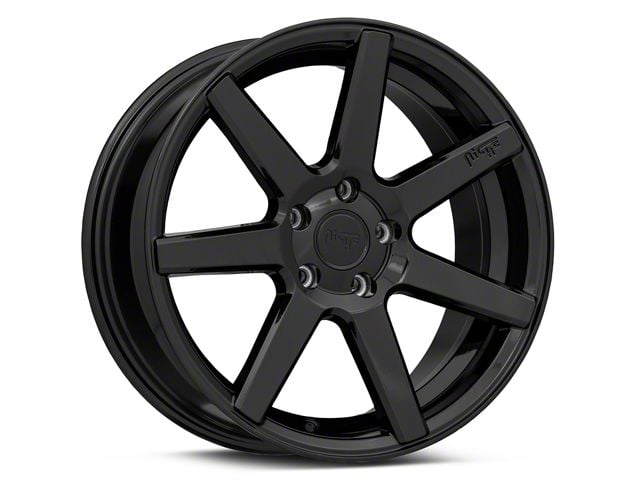 Niche Verona Gloss Black Wheel; 18x8 (11-23 Charger, Excluding SRT Hellcat)