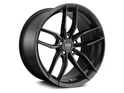 Niche Vosso Matte Black Wheel; 18x8 (11-23 RWD Charger, Excluding Widebody)