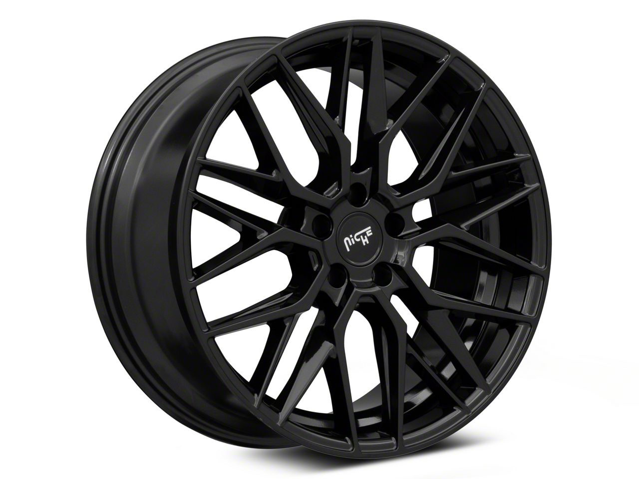 Niche Mustang Gamma Gloss Black Wheel 20x9 35mm Offset M22420906535