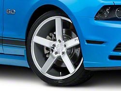 Niche Milan Silver Wheel; 20x8.5; 35mm Offset (10-14 Mustang)