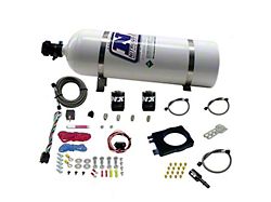 Nitrous Express HEMI 90mm Nitrous Plate System; 15 lb. Bottle (06-23 V8 HEMI Charger, Excluding 6.2L)