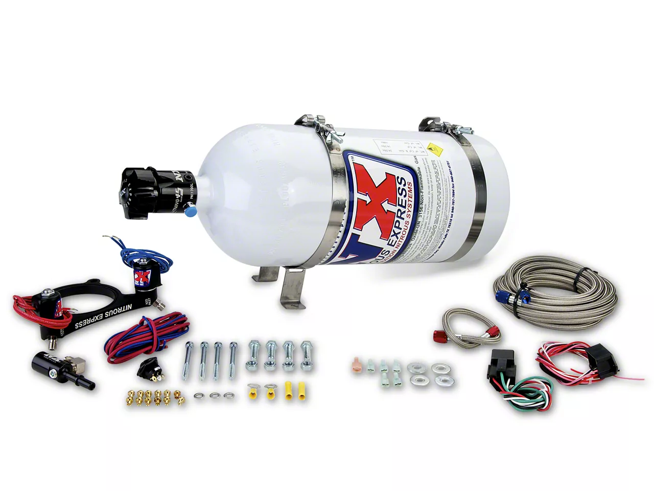 Nitrous Express Mustang Coyote Single Nitrous Plate System; 10 lb