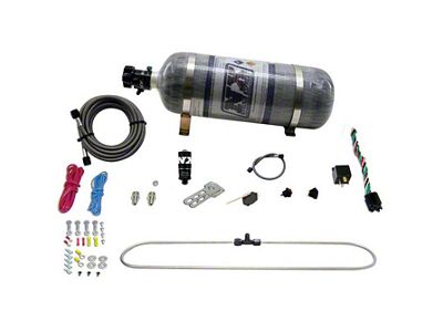 Nitrous Express N-Tercooler Spray Ring Nitrous System; Remote Mount Solenoid; 12 lb. Carbon Bottle (Universal; Some Adaptation May Be Required)