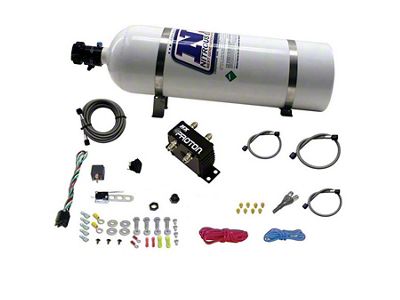 Nitrous Express Proton Plus Nitrous System with 15 lb. Bottle (Universal; Some Adaptation May Be Required)
