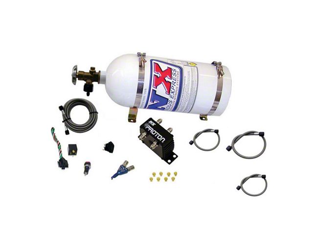 Nitrous Express Proton Series Nitrous System with 10 lb. Bottle (Universal; Some Adaptation May Be Required)