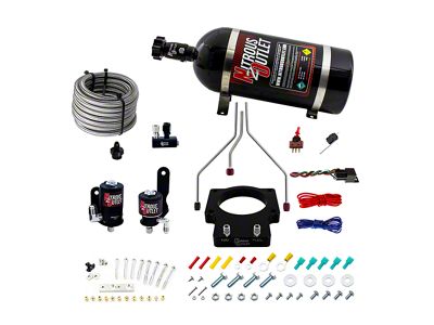 Nitrous Outlet 90mm FAST Intake Plate System; 10 lb. Bottle (98-02 5.7L Camaro w/ 90mm FAST Intake Manifold)