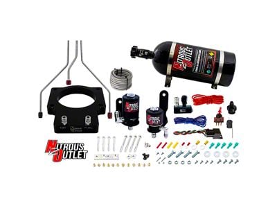 Nitrous Outlet 92mm FAST Intake Plate System; 10 lb. Bottle (98-02 5.7L Camaro w/ 92mm FAST Intake Manifold)
