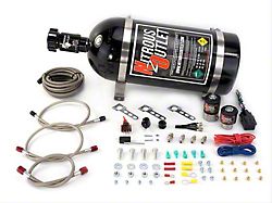 Nitrous Outlet Single Nozzle System; 12 lb. Bottle (10-24 3.6L Camaro)