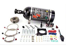 Nitrous Outlet 80mm Hemi Plate System; 10 lb. Bottle (06-23 5.7L HEMI, 6.1L HEMI Charger)