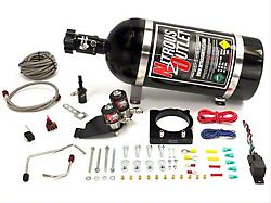 Nitrous Outlet 85mm 6.4L Hemi Intake Hardline Plate System; 10 lb. Bottle (12-23 6.4L HEMI Charger)