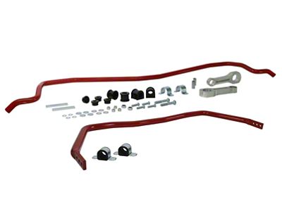 Nolathane Adjustable Front and Rear Sway Bars (11-14 Mustang)